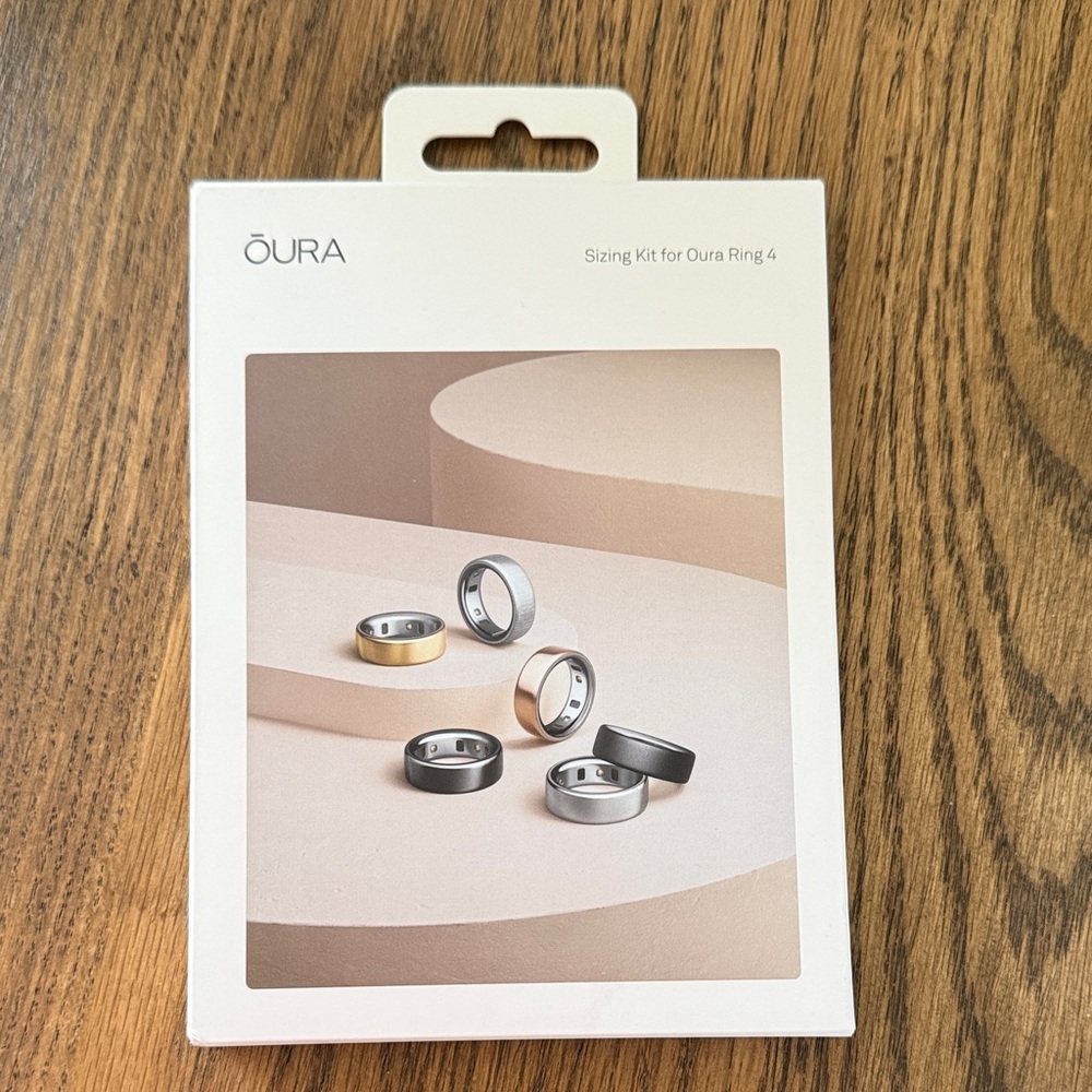 Oura Ring Sizing Kit - Gold, Silver, Black
